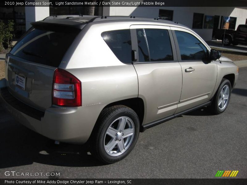 Light Sandstone Metallic / Dark Slate Gray/Light Pebble Beige 2010 Jeep Compass Sport