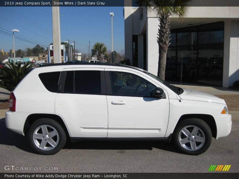 Stone White / Dark Slate Gray 2010 Jeep Compass Sport