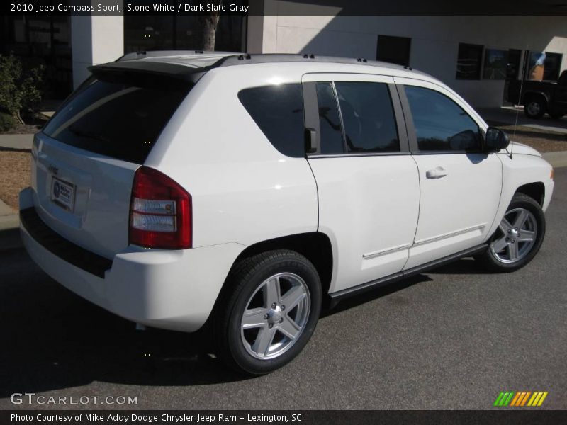 Stone White / Dark Slate Gray 2010 Jeep Compass Sport