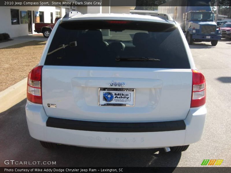 Stone White / Dark Slate Gray 2010 Jeep Compass Sport