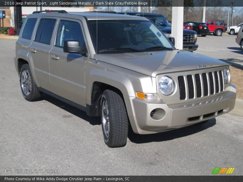 Light Sandstone Metallic / Dark Slate Gray/Pebble Beige 2010 Jeep Patriot Sport