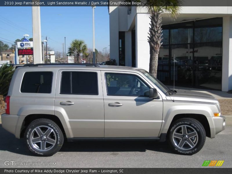 Light Sandstone Metallic / Dark Slate Gray/Pebble Beige 2010 Jeep Patriot Sport