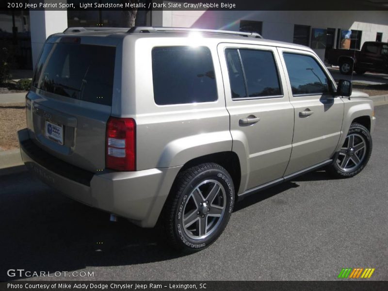 Light Sandstone Metallic / Dark Slate Gray/Pebble Beige 2010 Jeep Patriot Sport