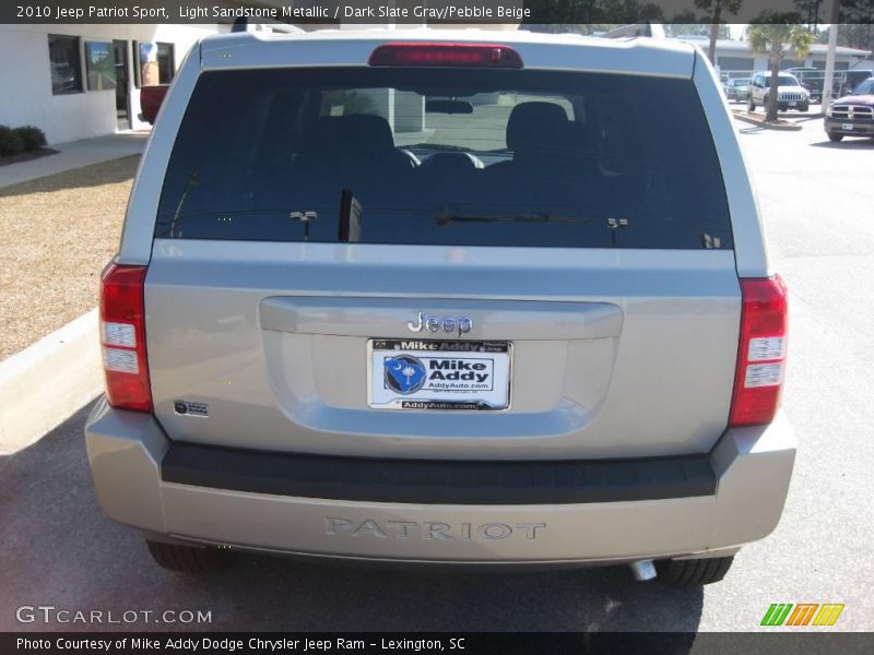 Light Sandstone Metallic / Dark Slate Gray/Pebble Beige 2010 Jeep Patriot Sport