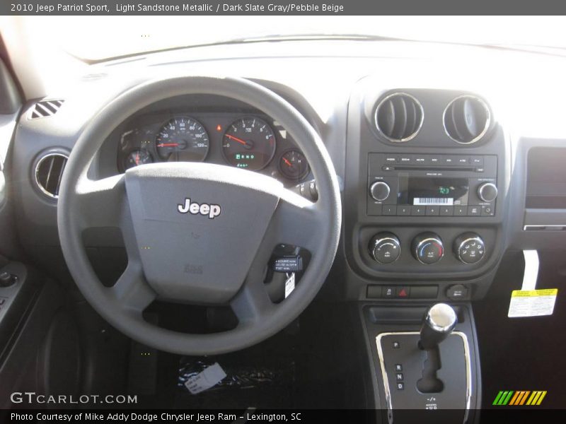 Light Sandstone Metallic / Dark Slate Gray/Pebble Beige 2010 Jeep Patriot Sport