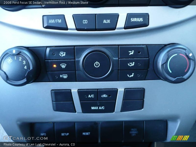 Vermillion Red / Medium Stone 2008 Ford Focus SE Sedan