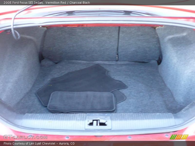 Vermillion Red / Charcoal Black 2008 Ford Focus SES Sedan