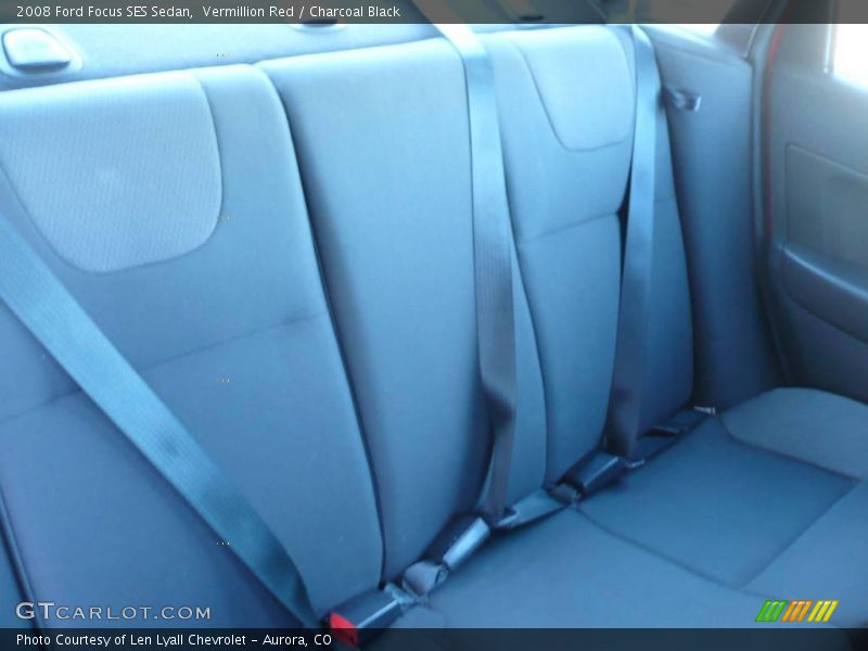 Vermillion Red / Charcoal Black 2008 Ford Focus SES Sedan
