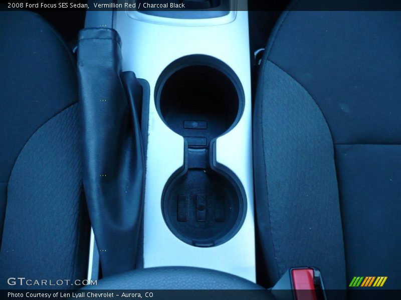 Vermillion Red / Charcoal Black 2008 Ford Focus SES Sedan