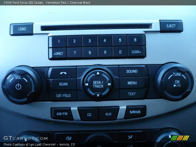 Vermillion Red / Charcoal Black 2008 Ford Focus SES Sedan