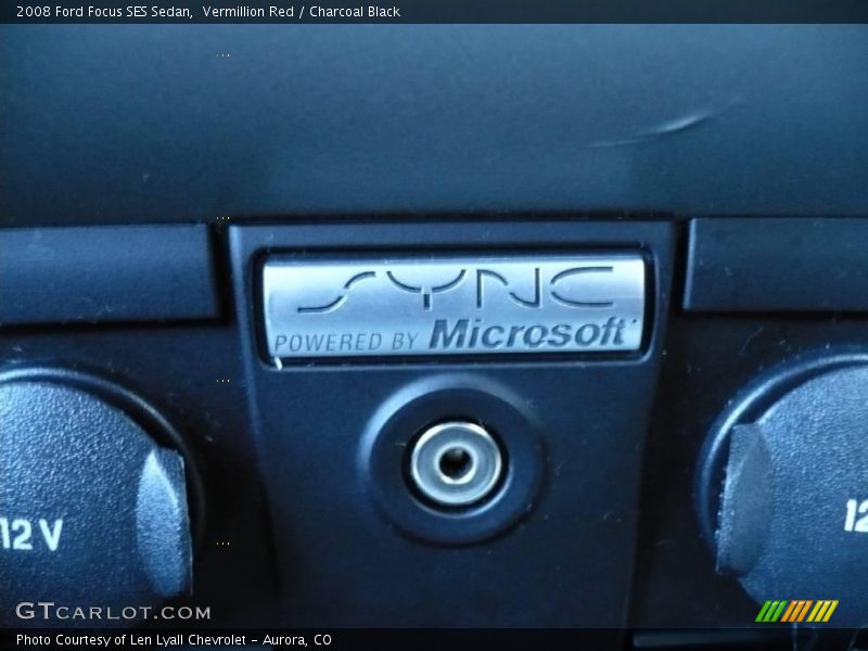 Vermillion Red / Charcoal Black 2008 Ford Focus SES Sedan