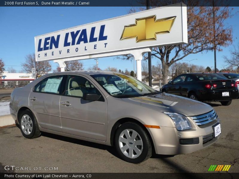 Dune Pearl Metallic / Camel 2008 Ford Fusion S