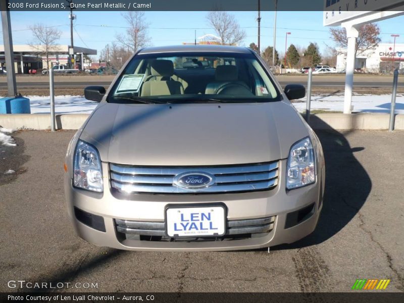 Dune Pearl Metallic / Camel 2008 Ford Fusion S