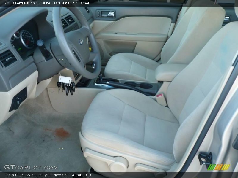 Dune Pearl Metallic / Camel 2008 Ford Fusion S