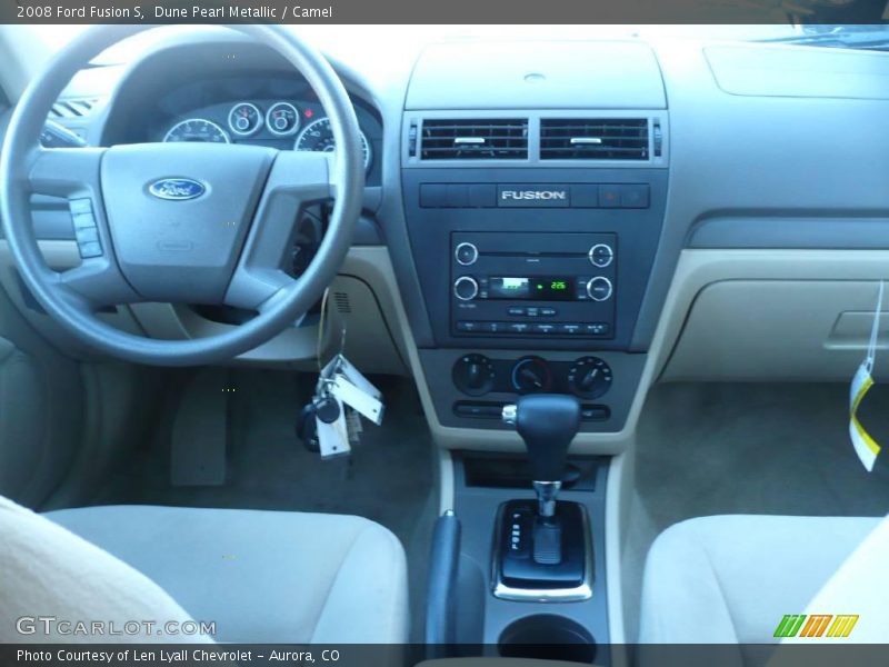 Dune Pearl Metallic / Camel 2008 Ford Fusion S