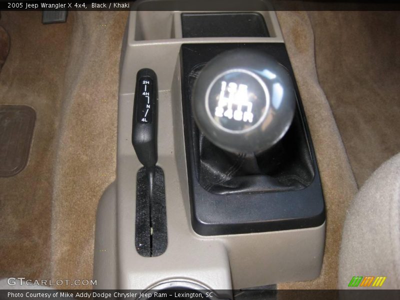 Black / Khaki 2005 Jeep Wrangler X 4x4