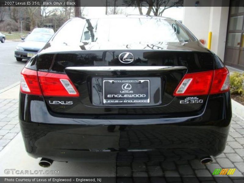 Black Onyx / Black 2007 Lexus ES 350