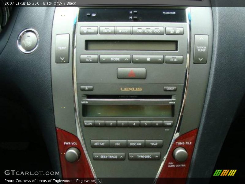 Black Onyx / Black 2007 Lexus ES 350