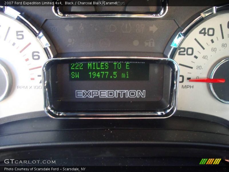 Black / Charcoal Black/Caramel 2007 Ford Expedition Limited 4x4