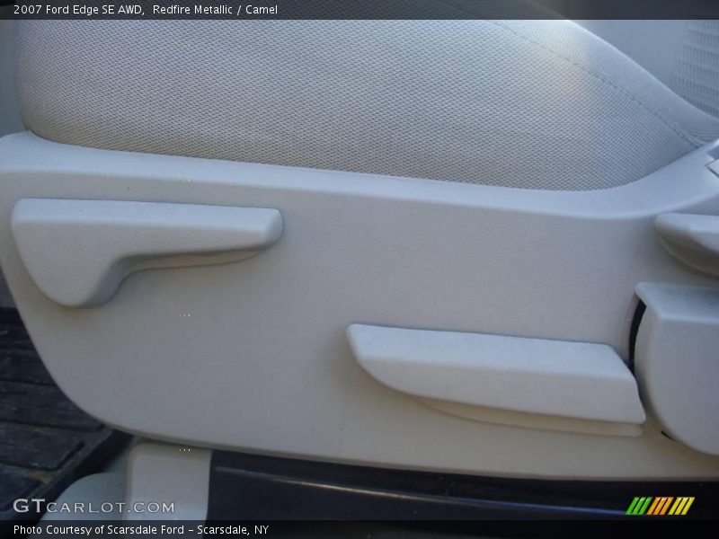 Redfire Metallic / Camel 2007 Ford Edge SE AWD