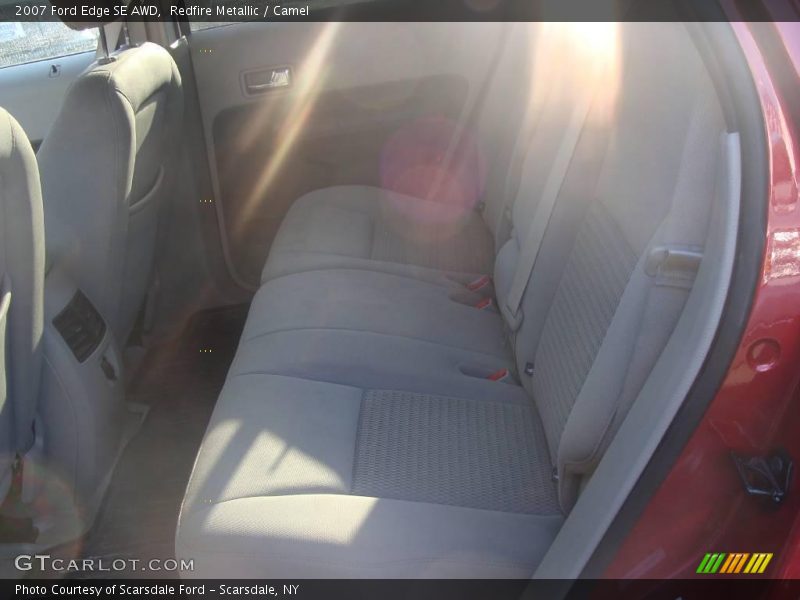 Redfire Metallic / Camel 2007 Ford Edge SE AWD