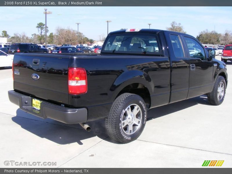 Black / Medium/Dark Flint 2008 Ford F150 XL SuperCab