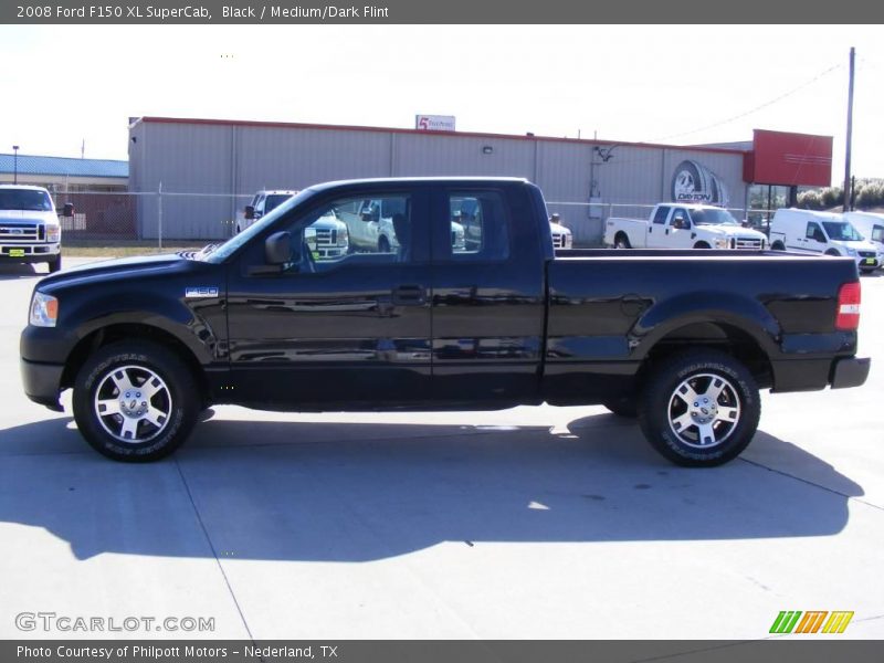 Black / Medium/Dark Flint 2008 Ford F150 XL SuperCab
