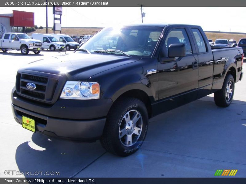 Black / Medium/Dark Flint 2008 Ford F150 XL SuperCab