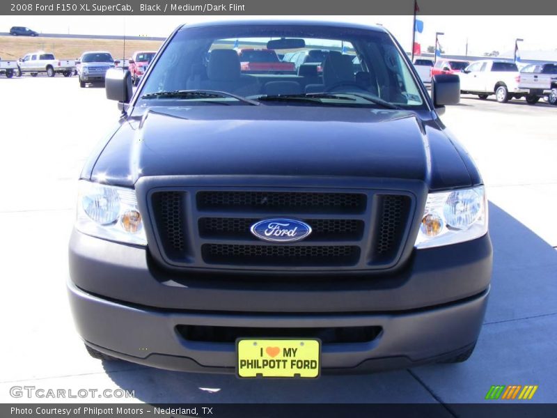 Black / Medium/Dark Flint 2008 Ford F150 XL SuperCab