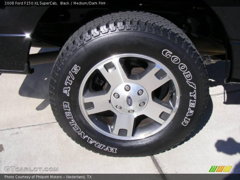 Black / Medium/Dark Flint 2008 Ford F150 XL SuperCab