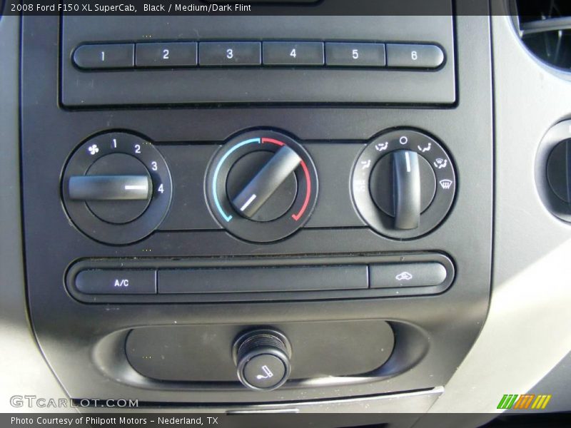 Black / Medium/Dark Flint 2008 Ford F150 XL SuperCab