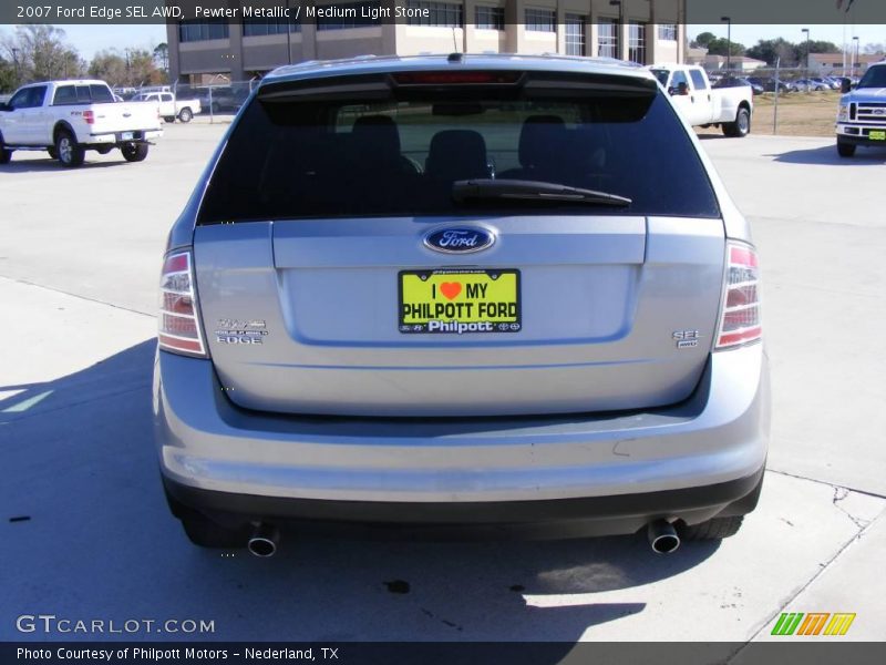 Pewter Metallic / Medium Light Stone 2007 Ford Edge SEL AWD