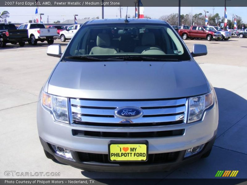 Pewter Metallic / Medium Light Stone 2007 Ford Edge SEL AWD