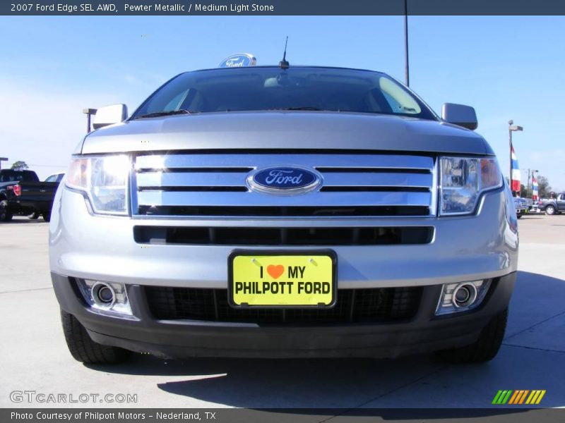 Pewter Metallic / Medium Light Stone 2007 Ford Edge SEL AWD