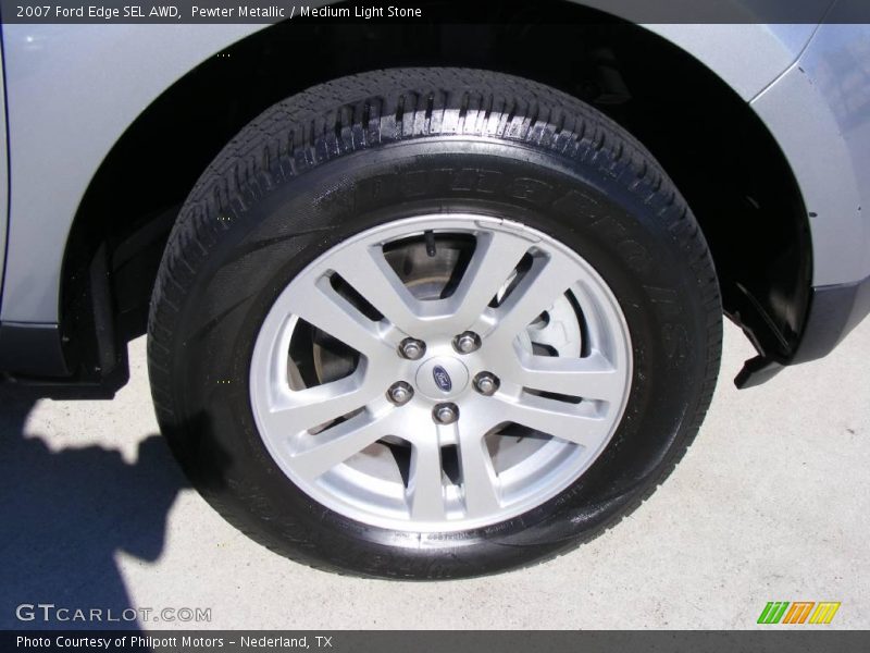 Pewter Metallic / Medium Light Stone 2007 Ford Edge SEL AWD