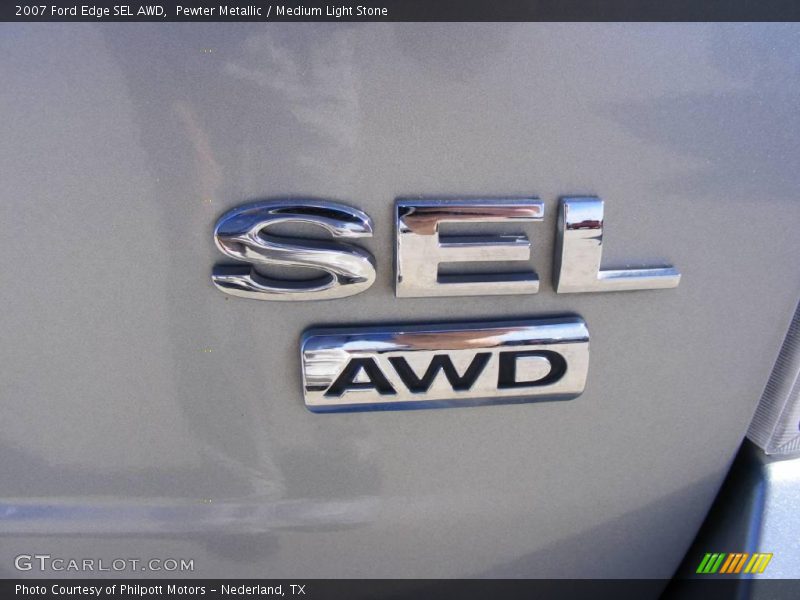 Pewter Metallic / Medium Light Stone 2007 Ford Edge SEL AWD
