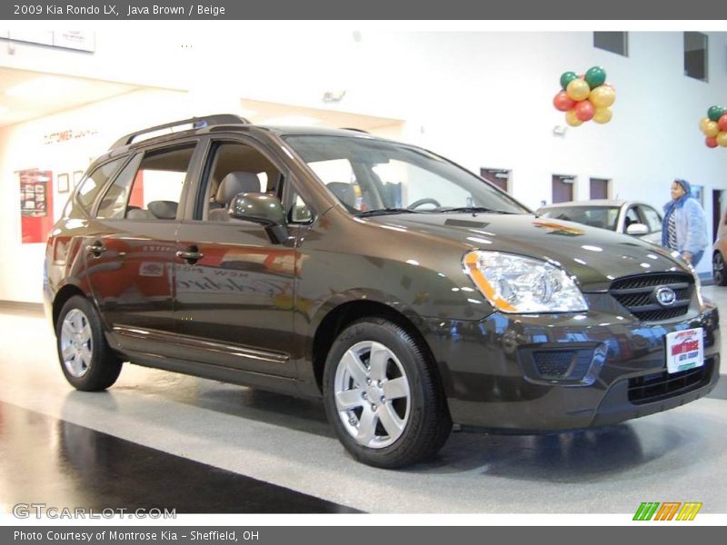 Java Brown / Beige 2009 Kia Rondo LX