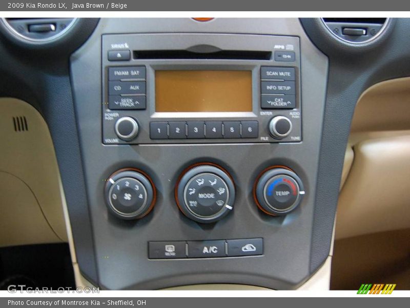 Java Brown / Beige 2009 Kia Rondo LX