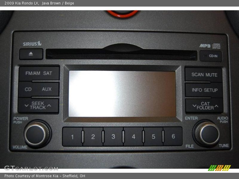 Java Brown / Beige 2009 Kia Rondo LX