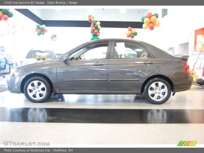 Dark Bronze / Beige 2006 Kia Spectra EX Sedan