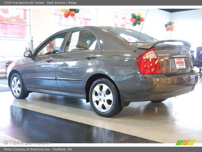 Dark Bronze / Beige 2006 Kia Spectra EX Sedan