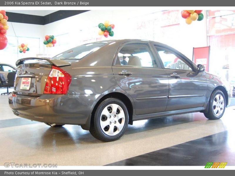 Dark Bronze / Beige 2006 Kia Spectra EX Sedan