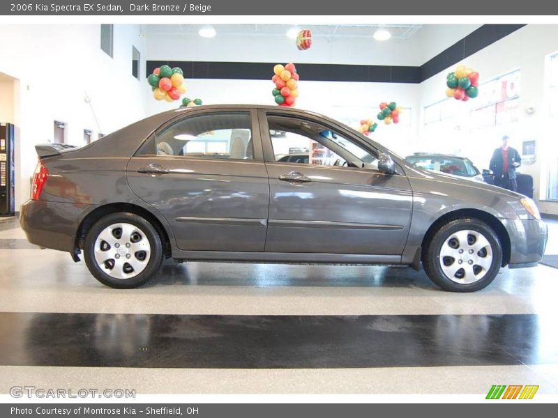 Dark Bronze / Beige 2006 Kia Spectra EX Sedan
