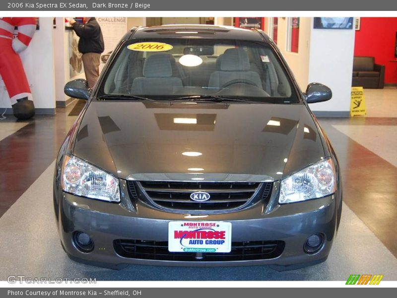 Dark Bronze / Beige 2006 Kia Spectra EX Sedan