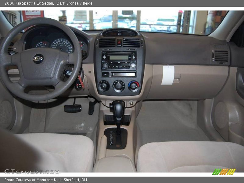 Dark Bronze / Beige 2006 Kia Spectra EX Sedan