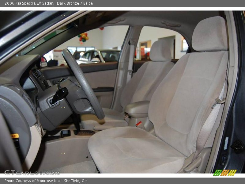 Dark Bronze / Beige 2006 Kia Spectra EX Sedan