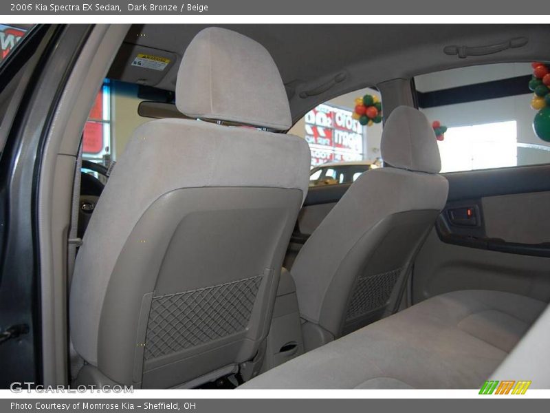 Dark Bronze / Beige 2006 Kia Spectra EX Sedan
