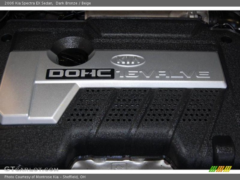 Dark Bronze / Beige 2006 Kia Spectra EX Sedan