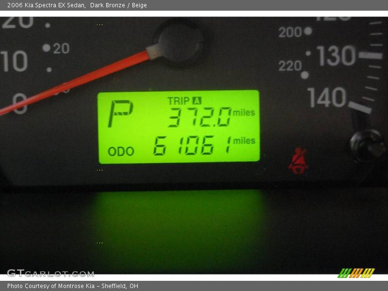 Dark Bronze / Beige 2006 Kia Spectra EX Sedan