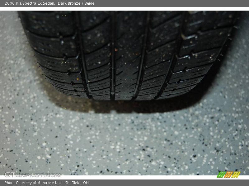 Dark Bronze / Beige 2006 Kia Spectra EX Sedan